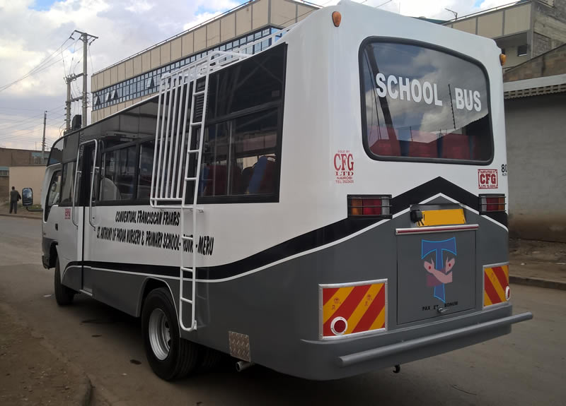 Isuzu NPR School Bus Rear