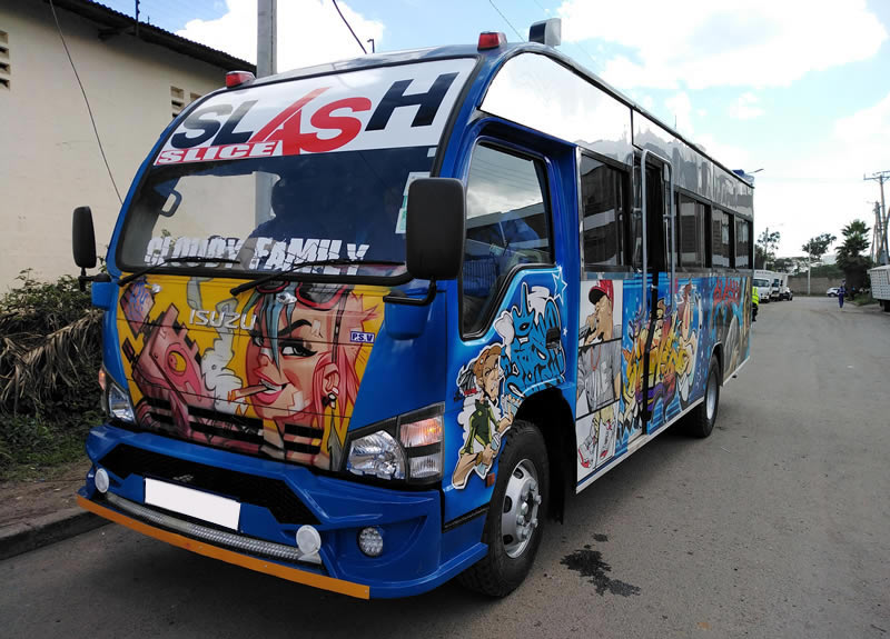 Isuzu NQR PSV Bus Slash